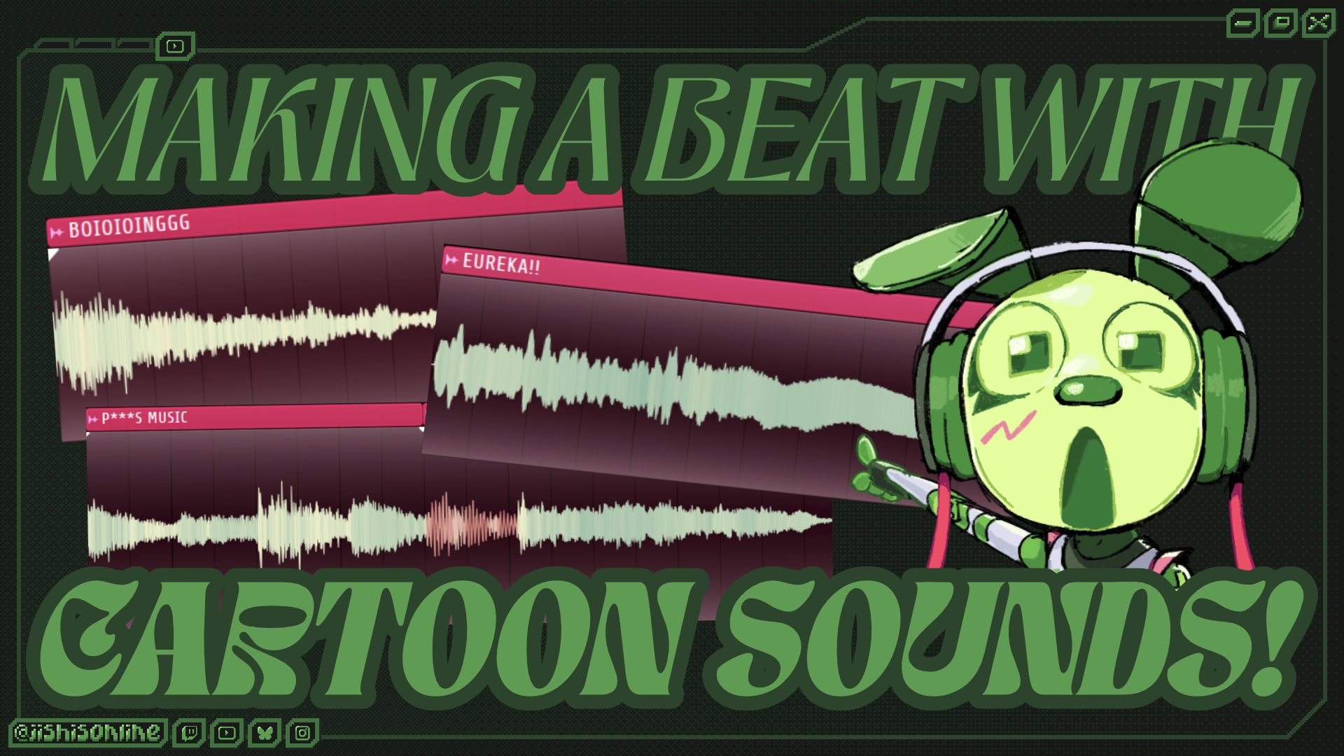 making a beat with CARTOON SOUNDS?!? (sploinkiest beat EVER???)